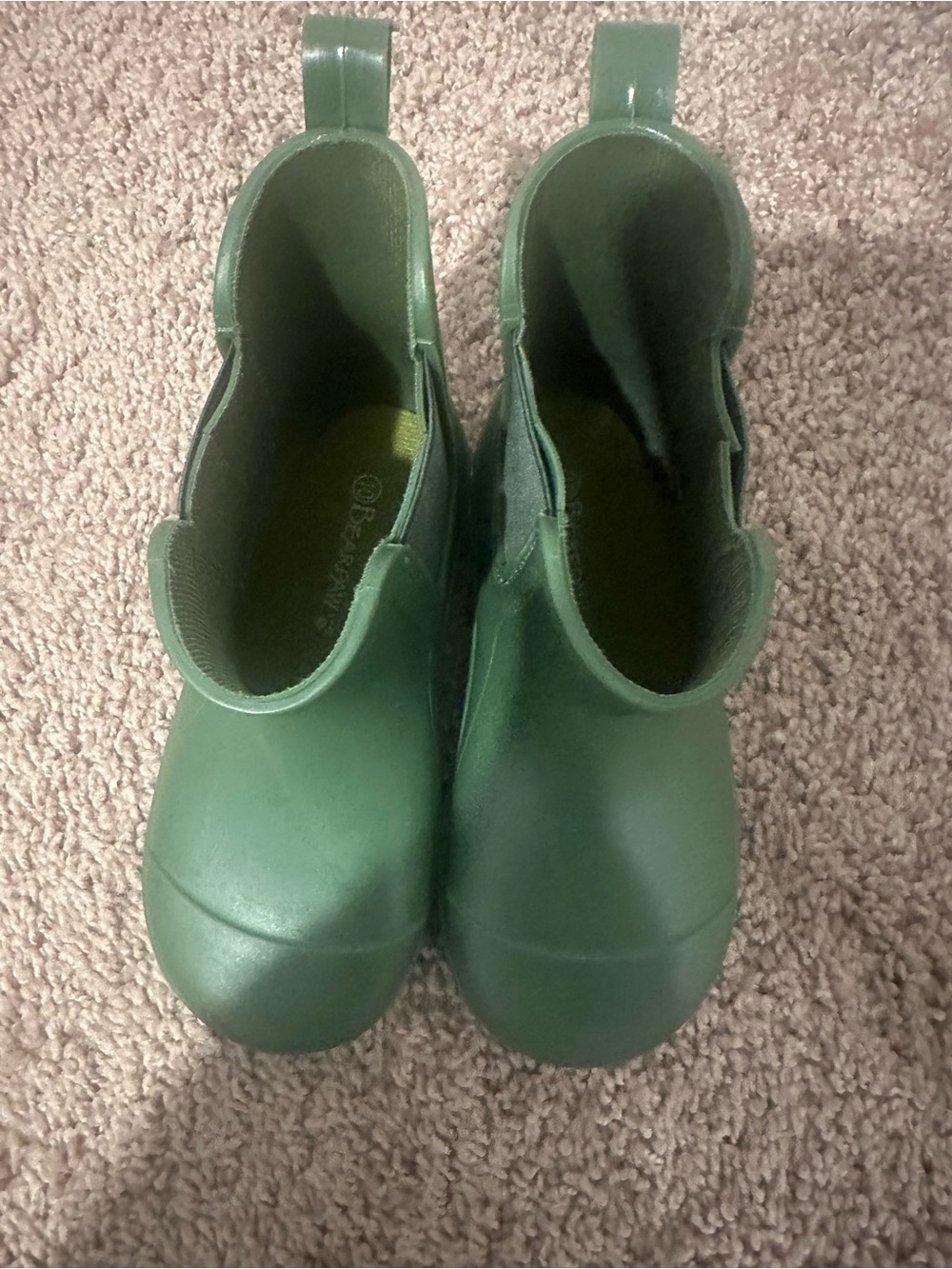 BearPaw Kids Chelsea Rain Boots in Green